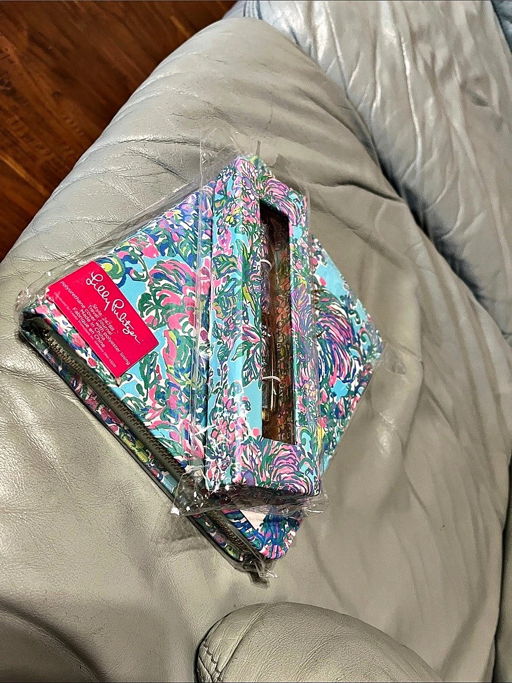 Lilly Pulitzer Large Notebook Floral With Pen Blue & Pink